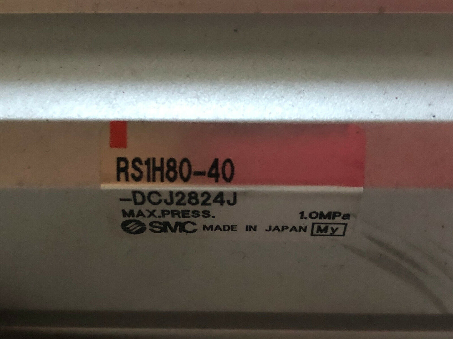 New 1/4 Npt Smc Rs1h80-40-Dcj2824j Pneumatic Cylinder/ Actuator,Ax