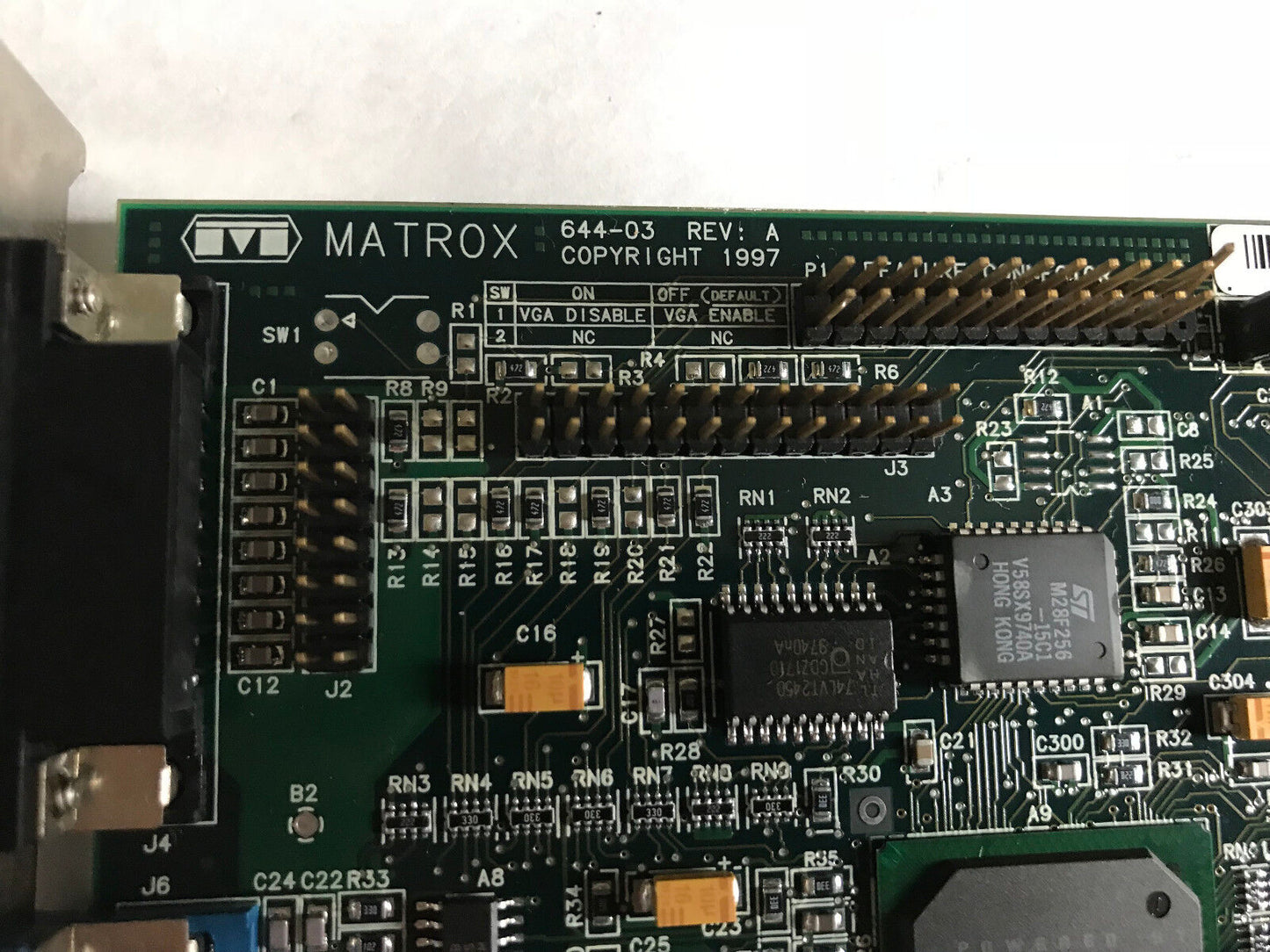 Used Matrox 644-03 My220p/48N/20 Pcb Board
