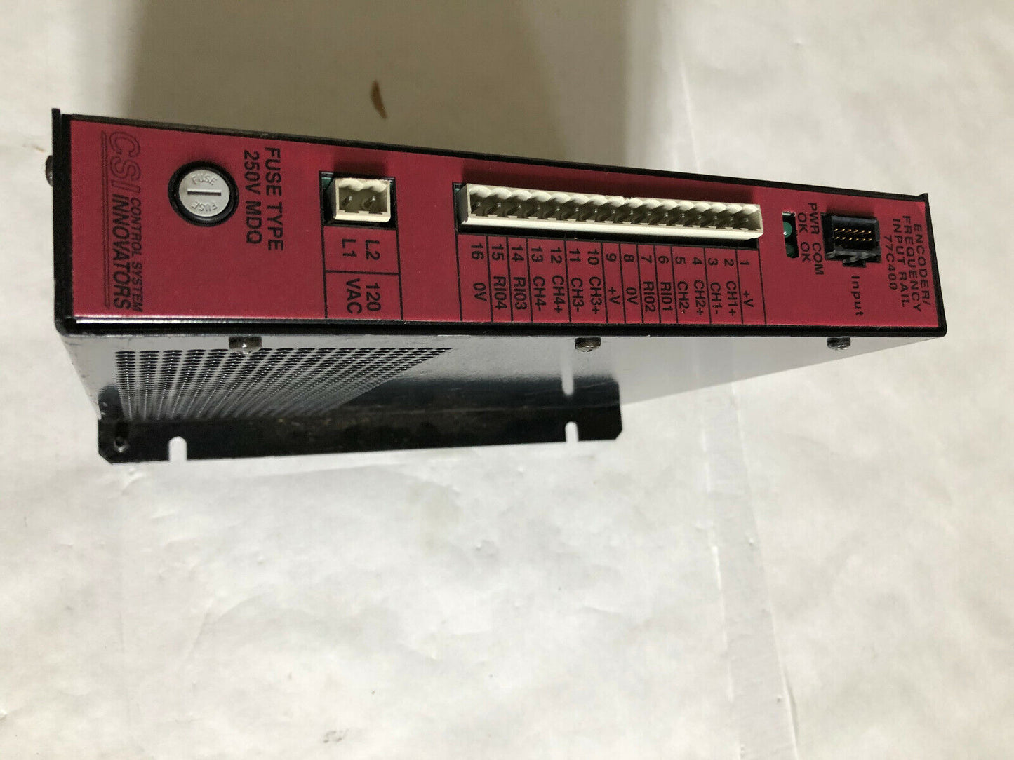 Csi 77C400,Control System Innovators,Encoder Frequency Input Rail,Er
