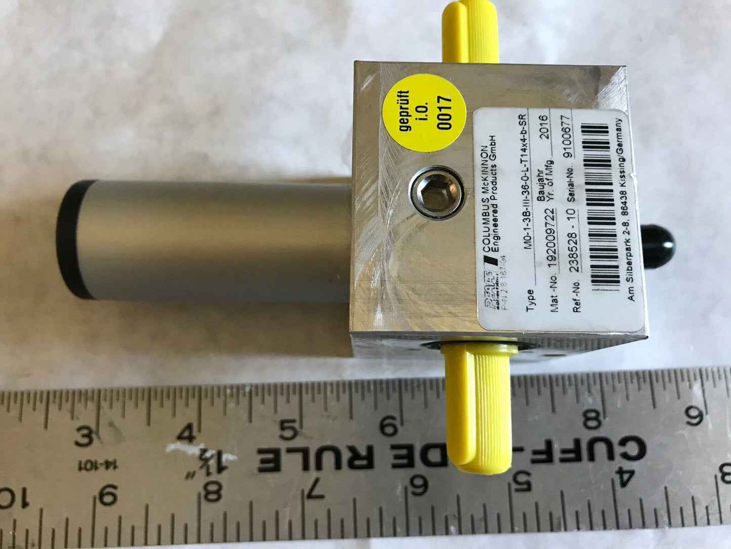 Pfaff M0-1-3B-Iii-36-0-L-T14x4-B-Sr,238528-10,192009722 Actuator Screw Type,Bw