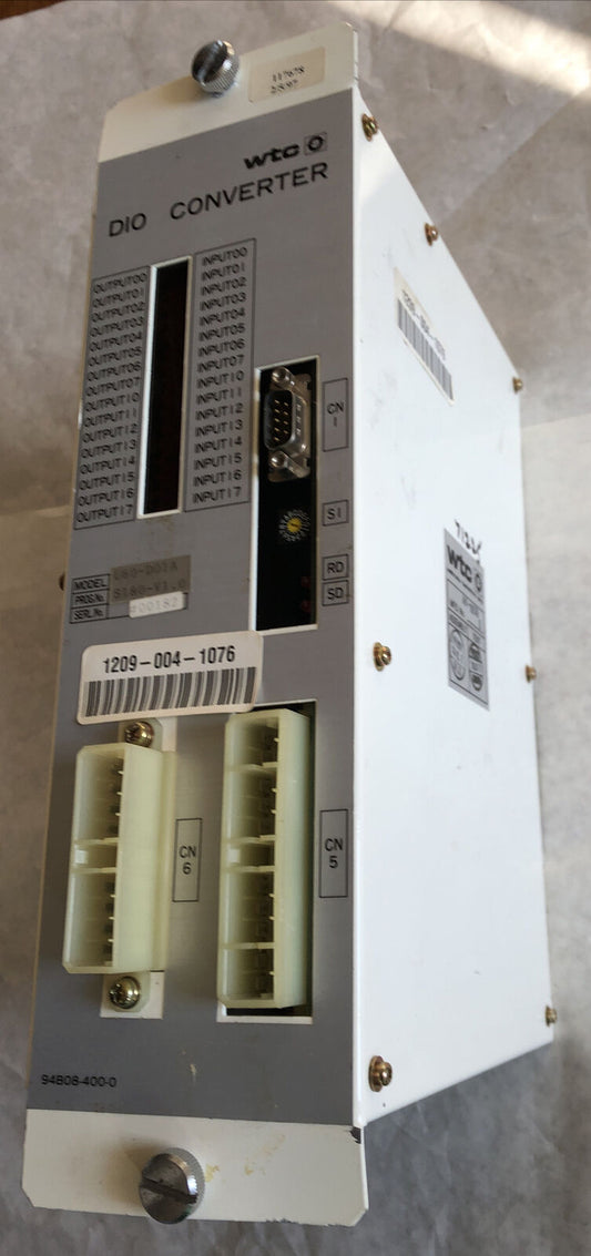 Wtc U60-D01a,94B08-400-0,Wtc A6-1153 Dio Converter,Prog No S180-V1.0,S4,Tn,Eb