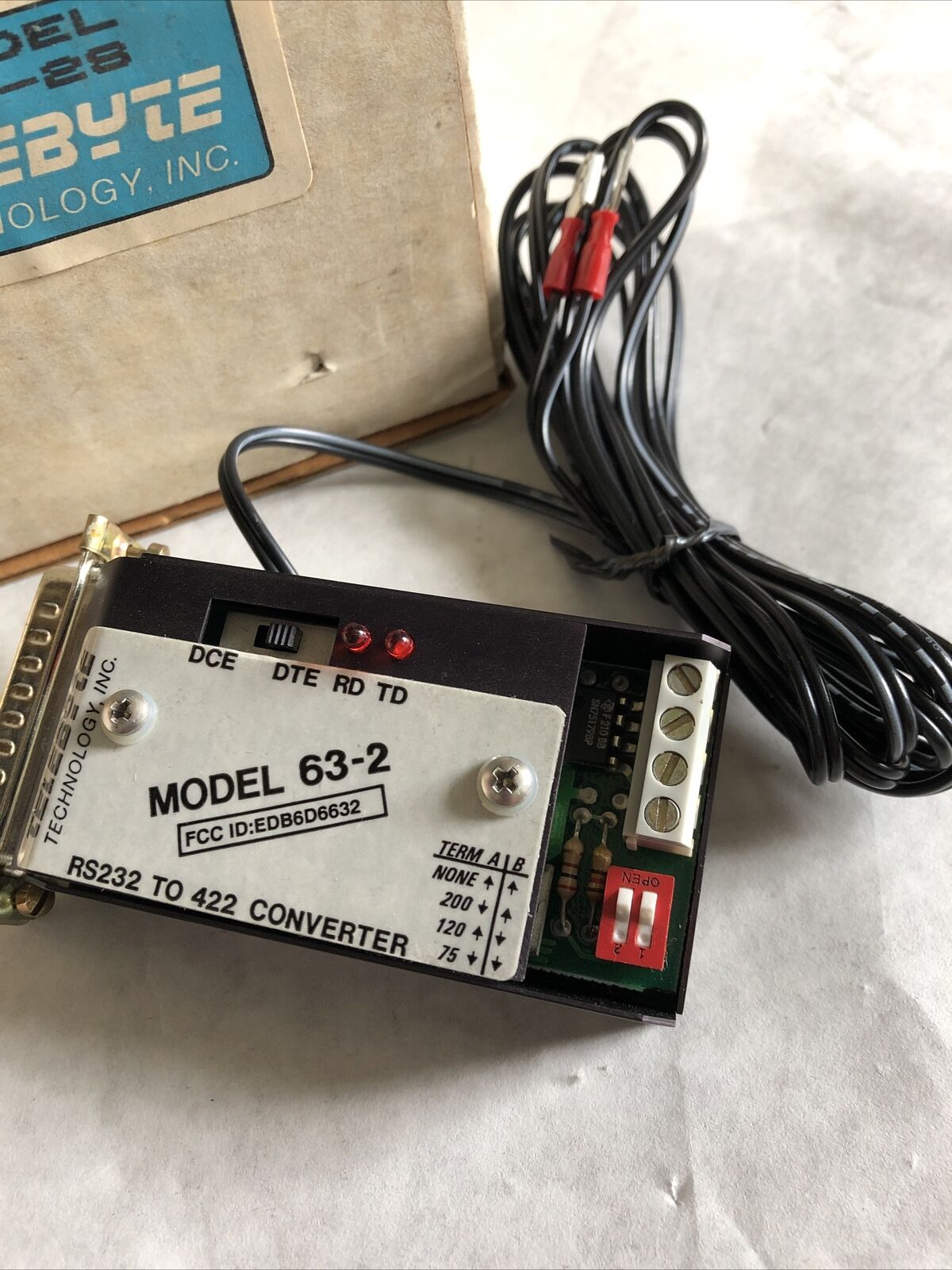 New Telebyte 63-2, 63-2S Rs232 To 422 Converters,Ct