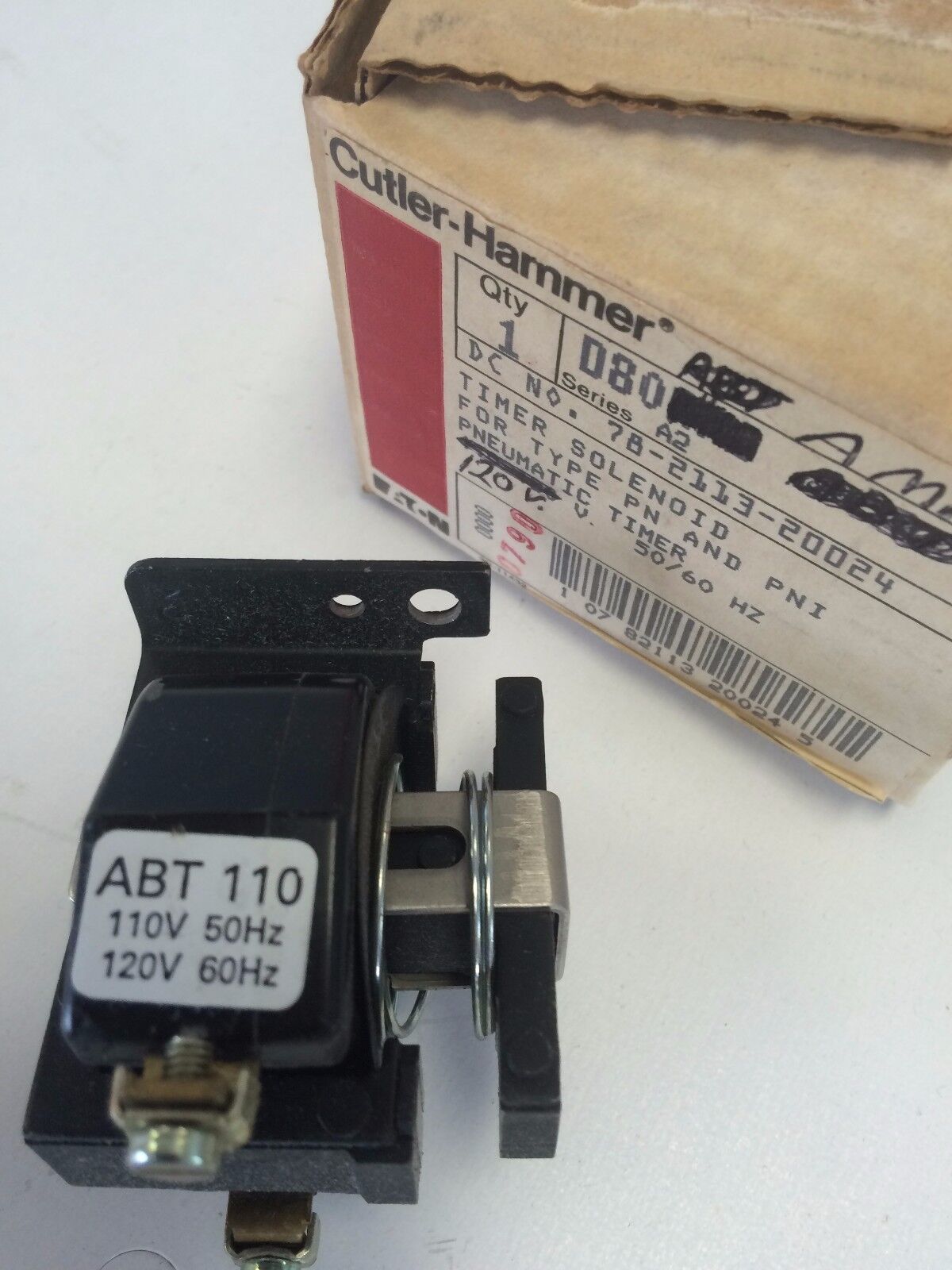 New Cutler Hammer D80am, Pd80am,Eaton Abt 110,120V Neumatic Timer 120Volt,Cr