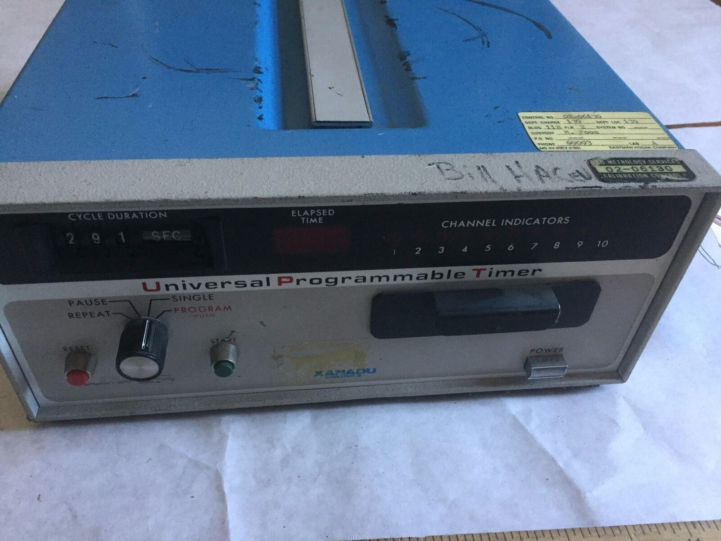 Xanadu X-100,Xanadu 02-06130 Universal Programmable Timer,Ec