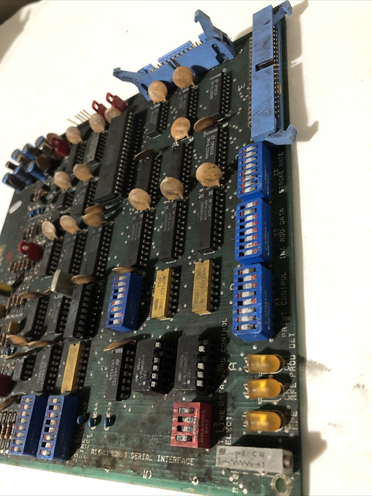 Videojet 349665 Asynchronus Serial Interface  349670-D,349665-F Pcb Board,Bp