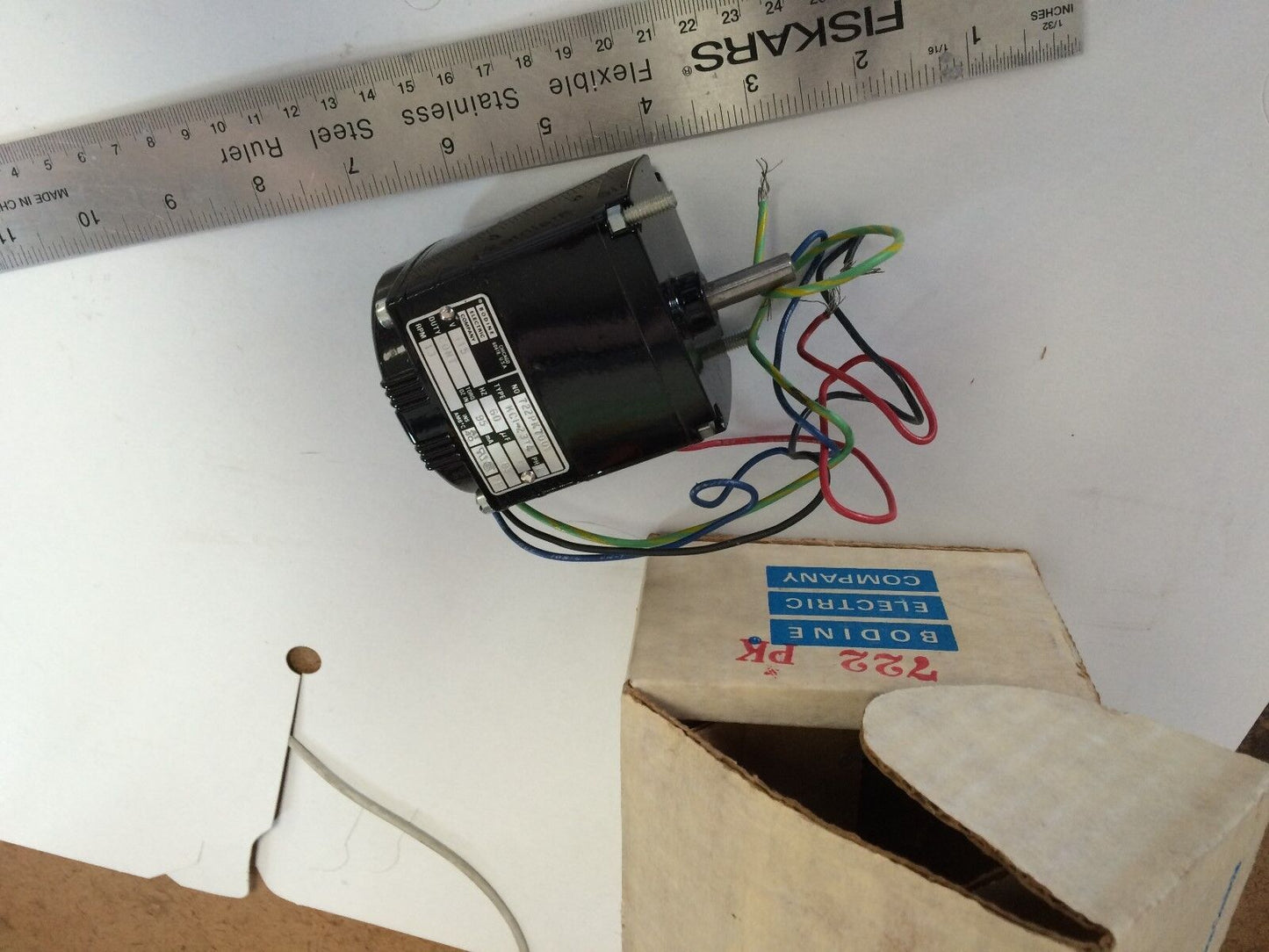 New Bodine Electric Gearmotor Kci-23T4 ,722Pk7001,Kc1-23T4,115V,Dj