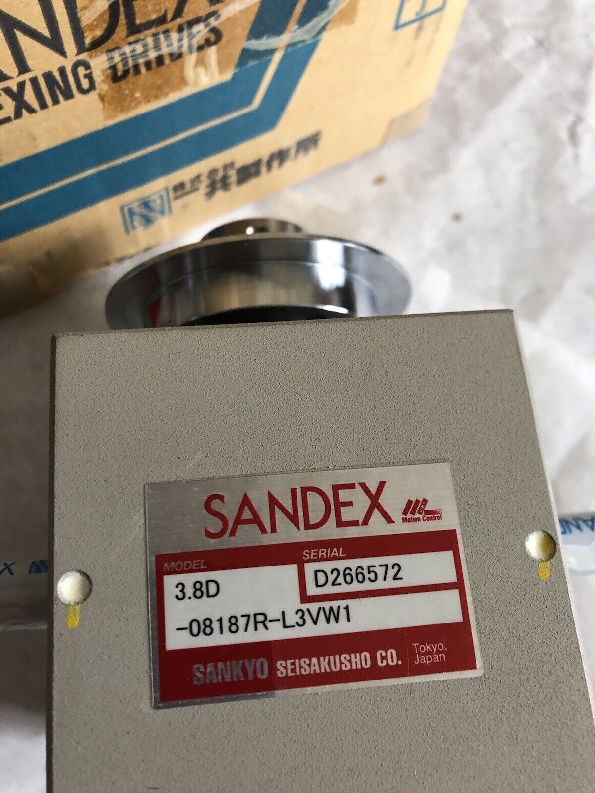 New Sankyo Sandex 3.8D-08187R-L3vw1,Seisakusho Sandex 3.8D-08187R-L3vw1,Ap