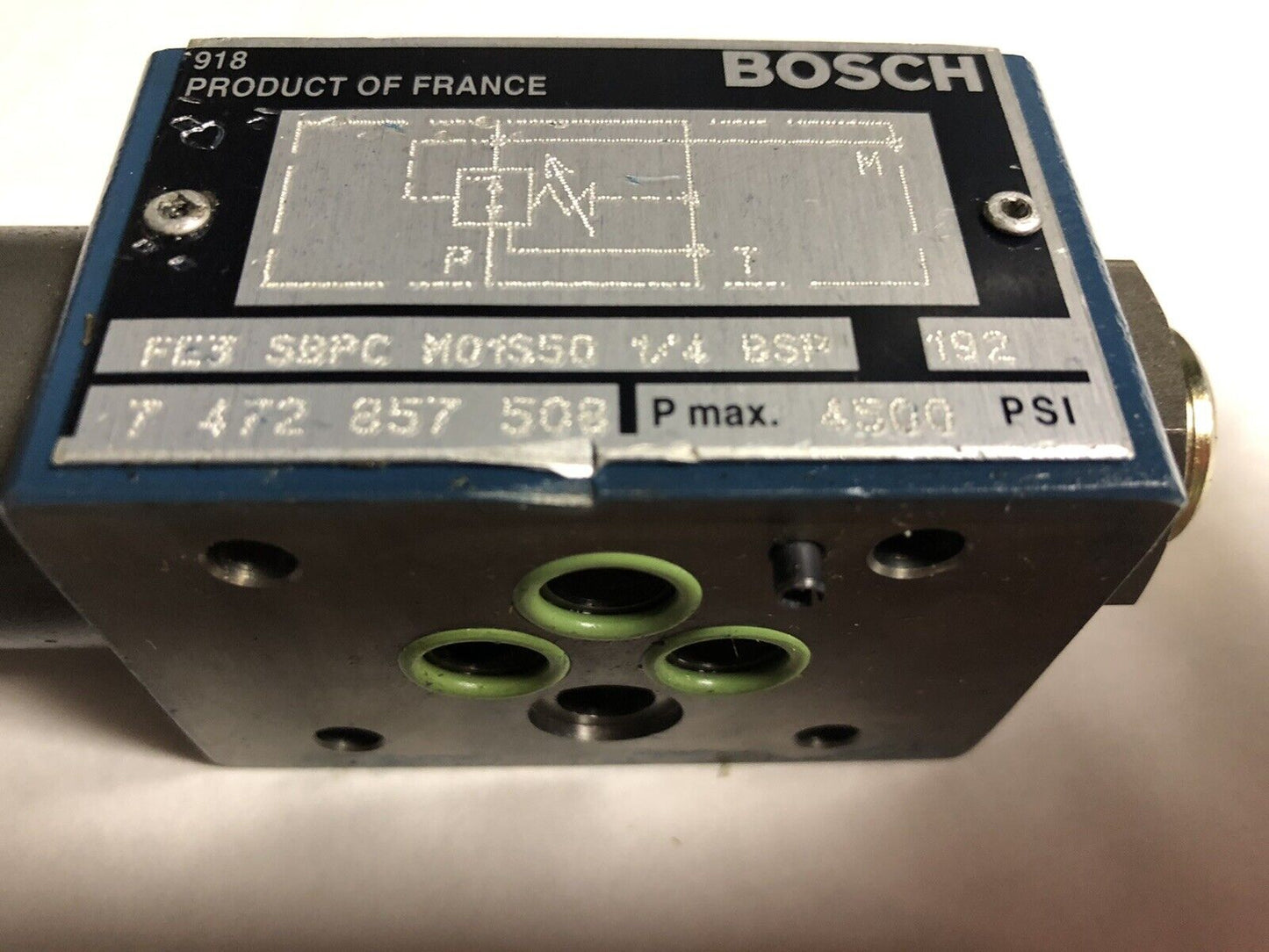 New Bosch Fe3 Sbpc M01s50 1/4 Bsp 192 Hydraulic Reducing Valve 7 472 857 508,En