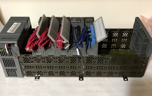 Allen Bradley Slc 500 Plc Rack,1746-A10,1746-Ob8,1746-Iv16,1746-Oa16,Bf