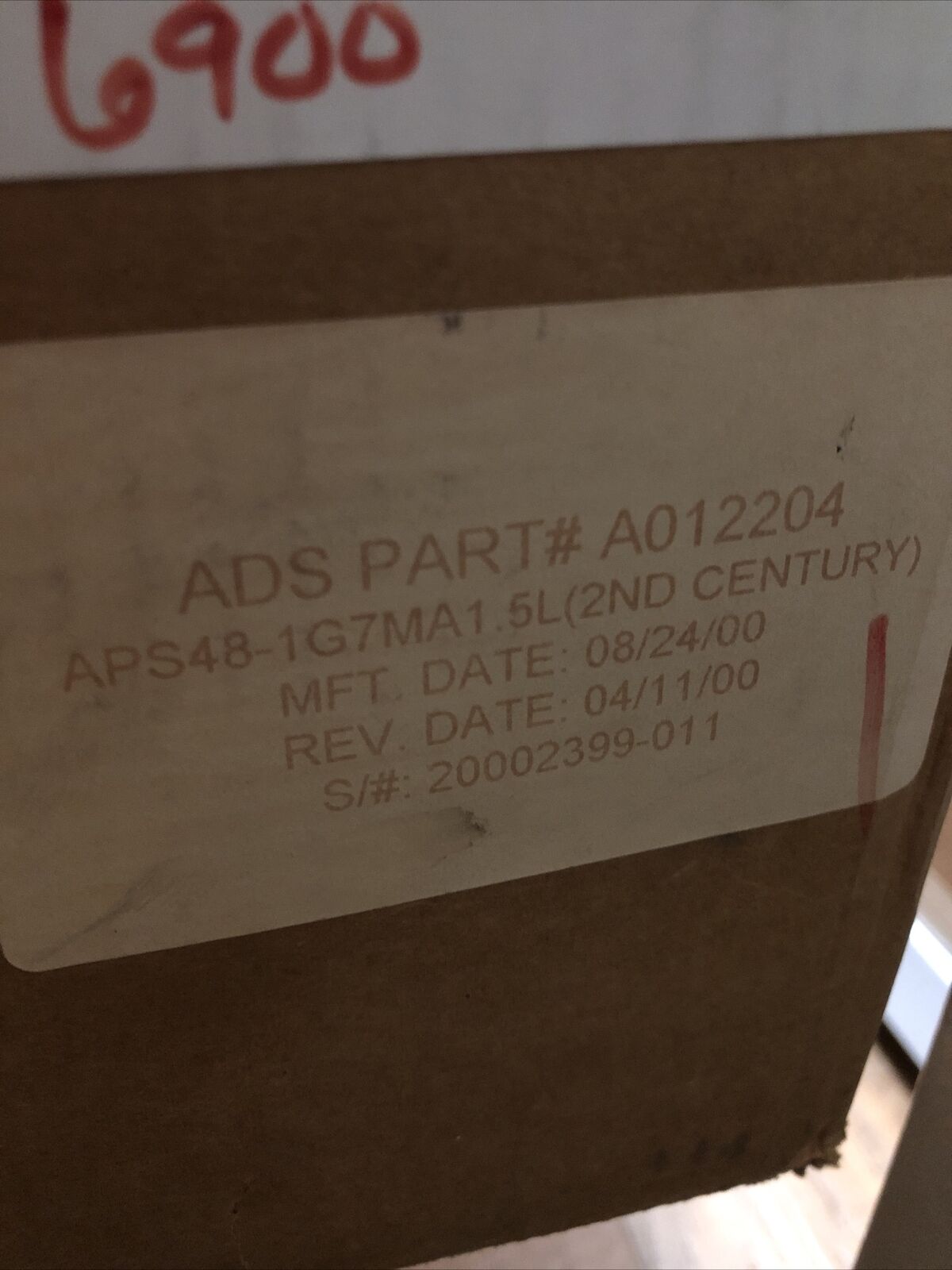New Ads Small Access Pow. Sys Aps48 120-240 6A/1Ph 54.4Vdc A012204 The Power,Bn
