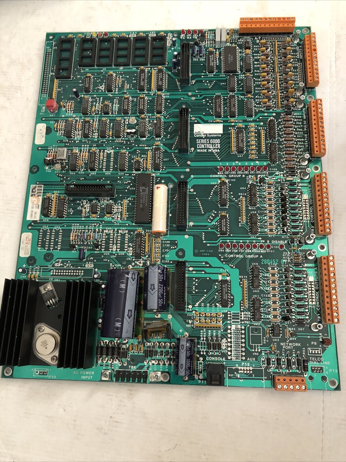 Amf/Csd 280450,Control Systems 280450-01 Amf,Series 6000 Controller,280452-01,Cs