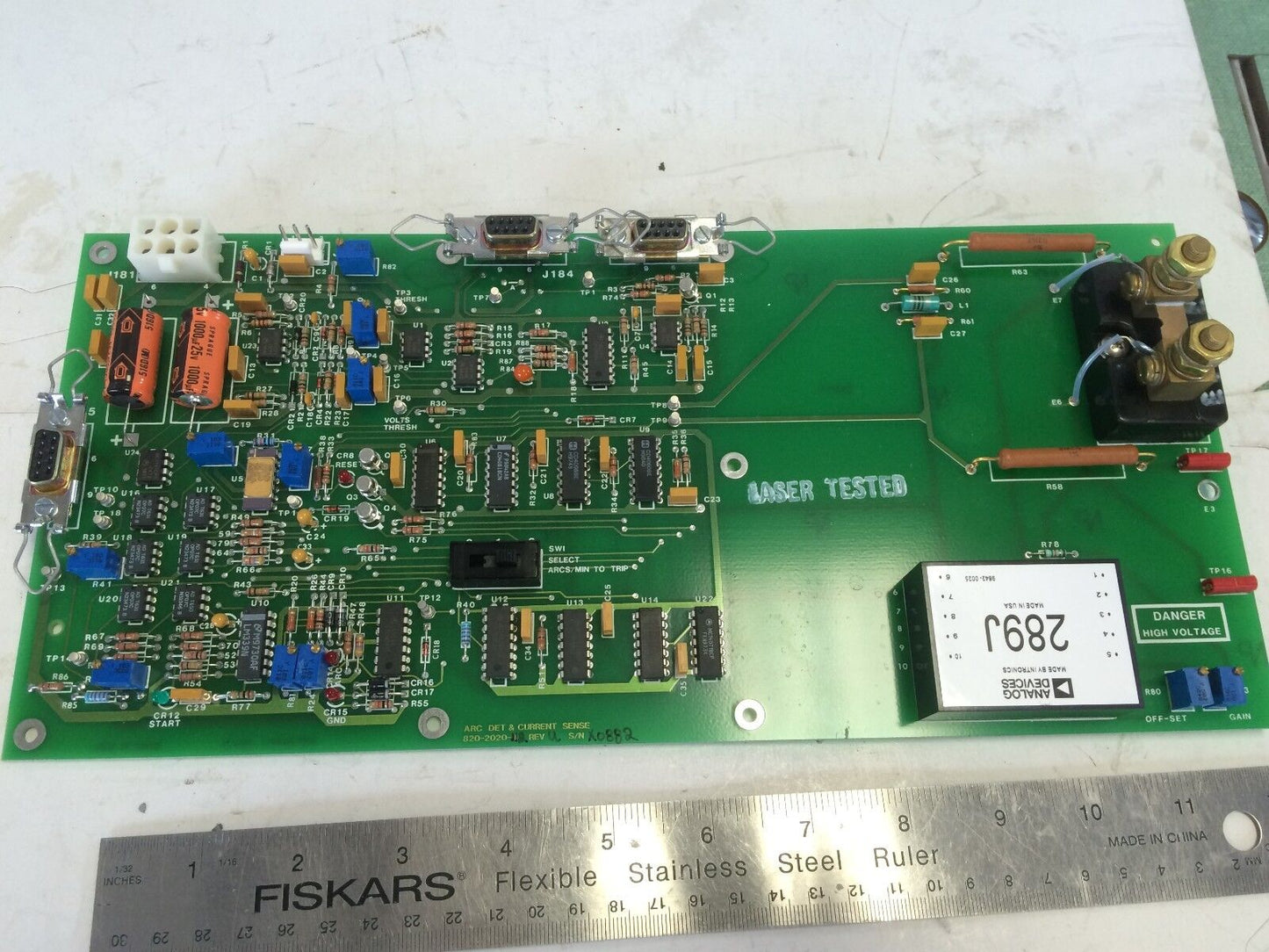 New Arc Det & Current Sense 820-2020-2  Rev U, 820-2048-1 Rev G,820-2020-Kb,Bj