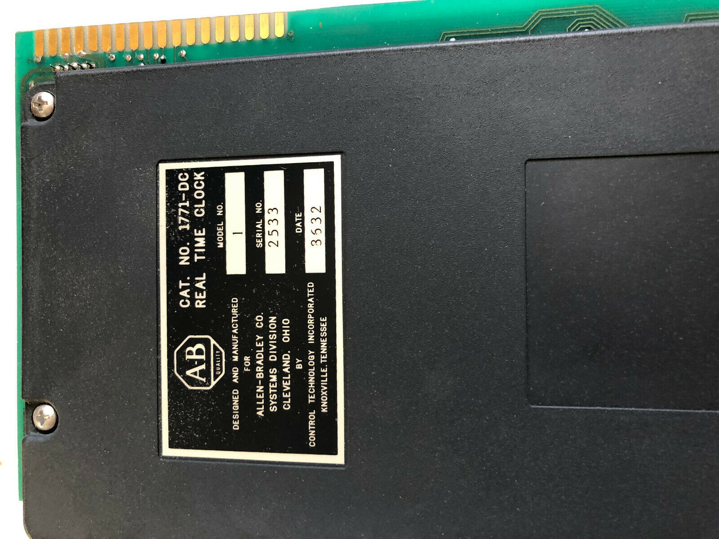 Allen Bradley 1771-Dc  Real Time Clock Module ,Tl
