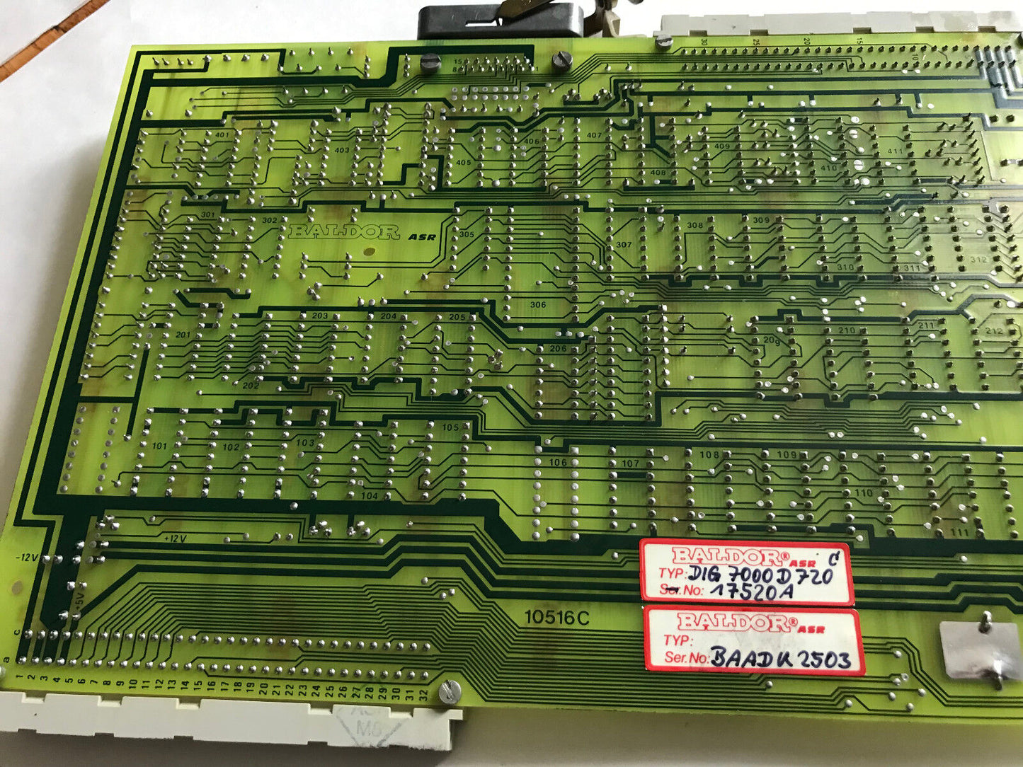 Baldor 10516C,Baldor Asr Plc Pcb 10516 C,Type Dig 70000D 719,Dig 70000D 720,St