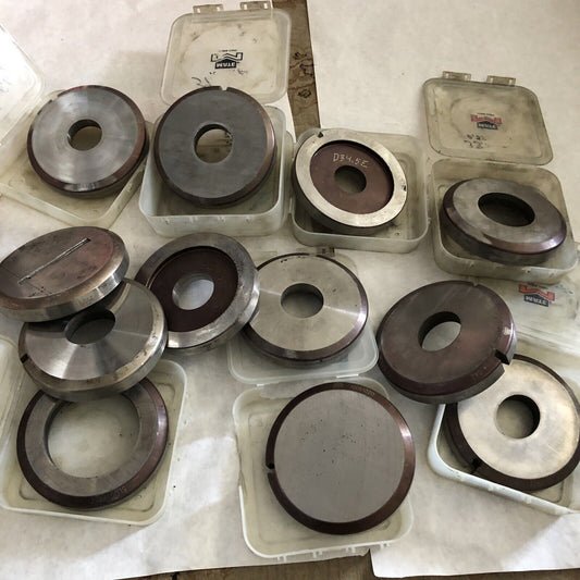 Lot 12 Mate Round/Obround/Rectangle Turret Punch Die 3.080,34.5,1.395,39.50,Bw