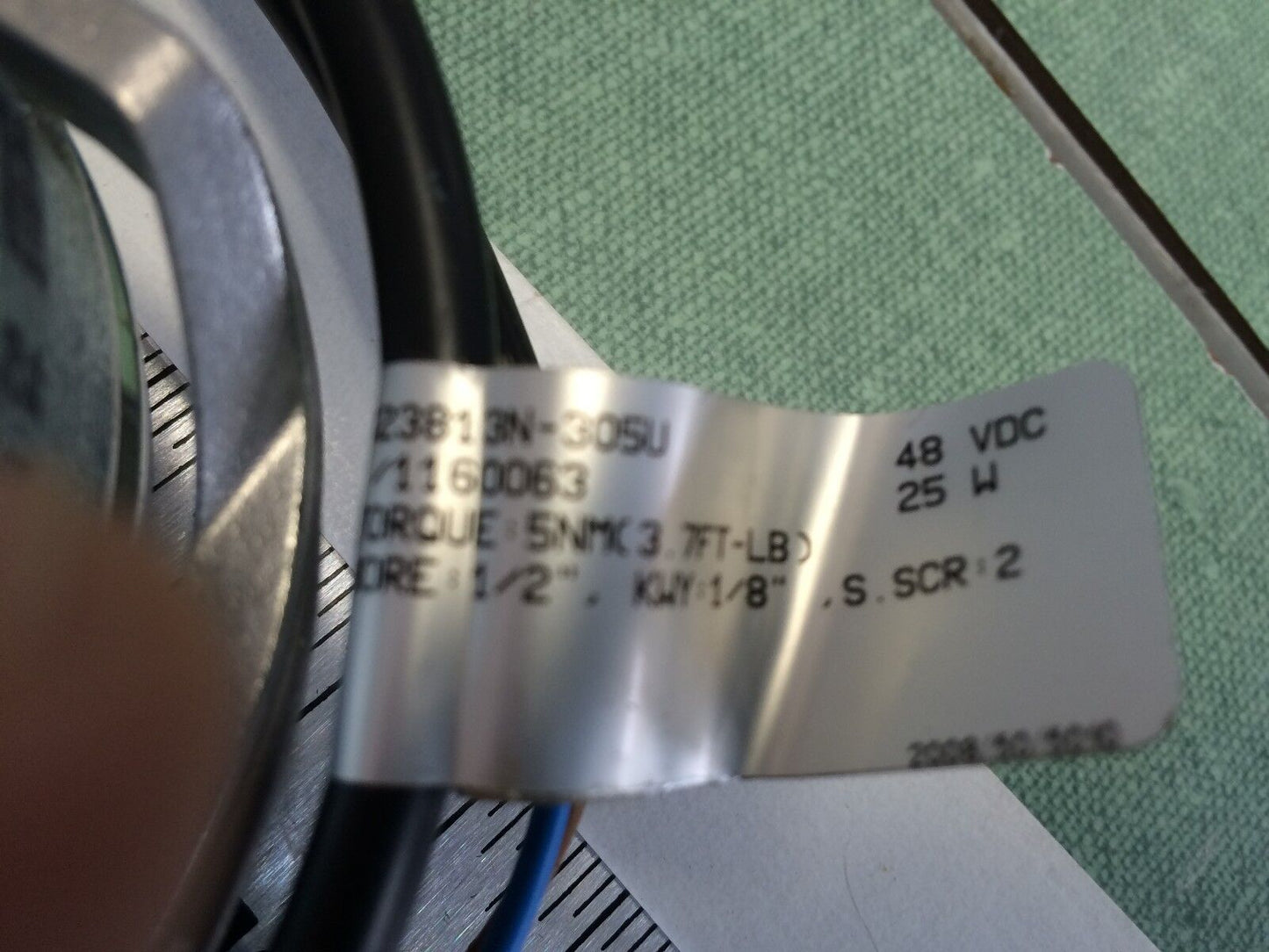 New Keb 023813N-305U Motor Brake, 48 Vdc, 25 Watts, 3.7 Ft-Lb 1/2" Bore,Fi