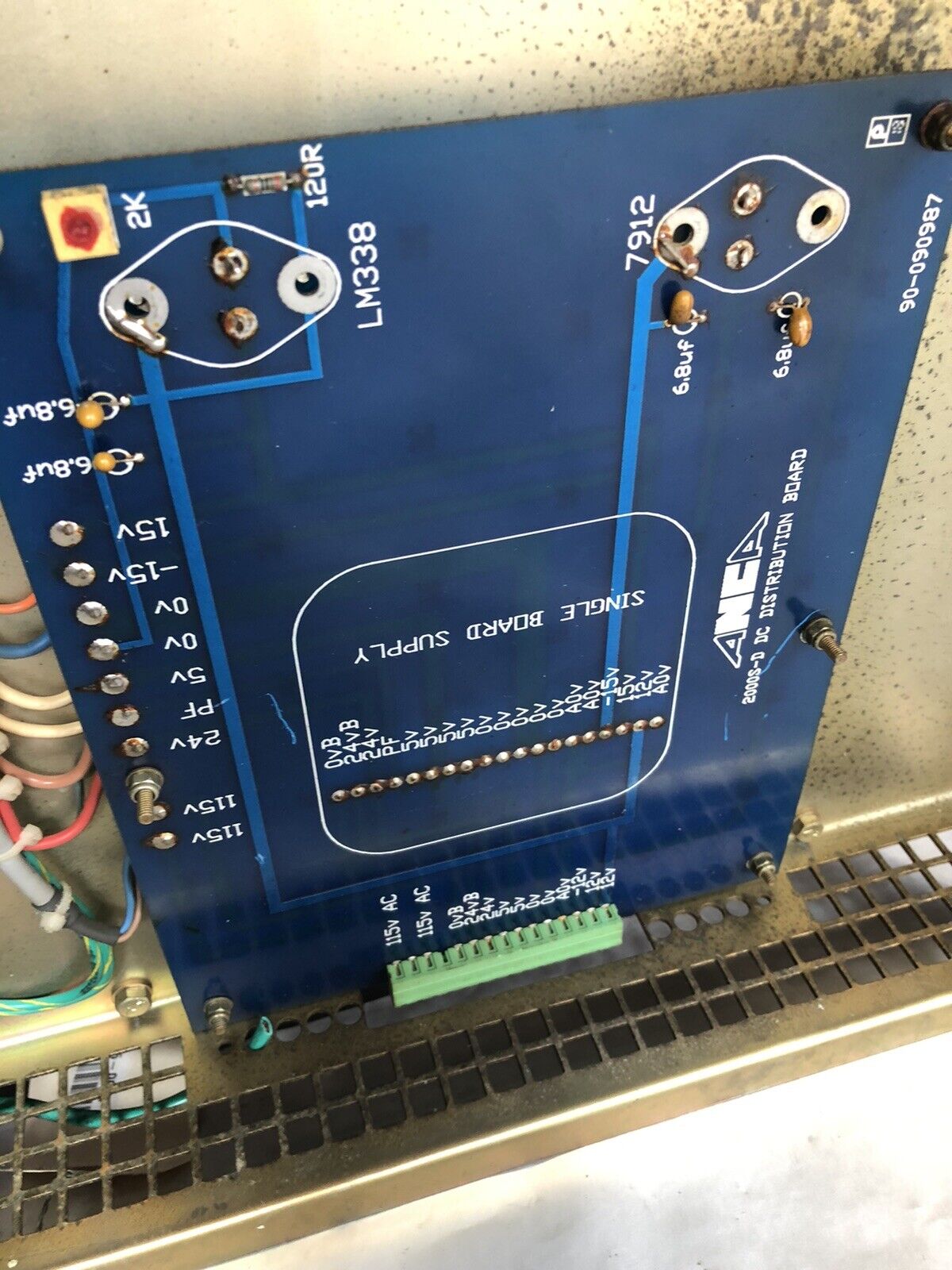 Anco Anca 90-020588 Single Board Cnc Rev. D W/ 2000S-D Dc Distribution,Bv