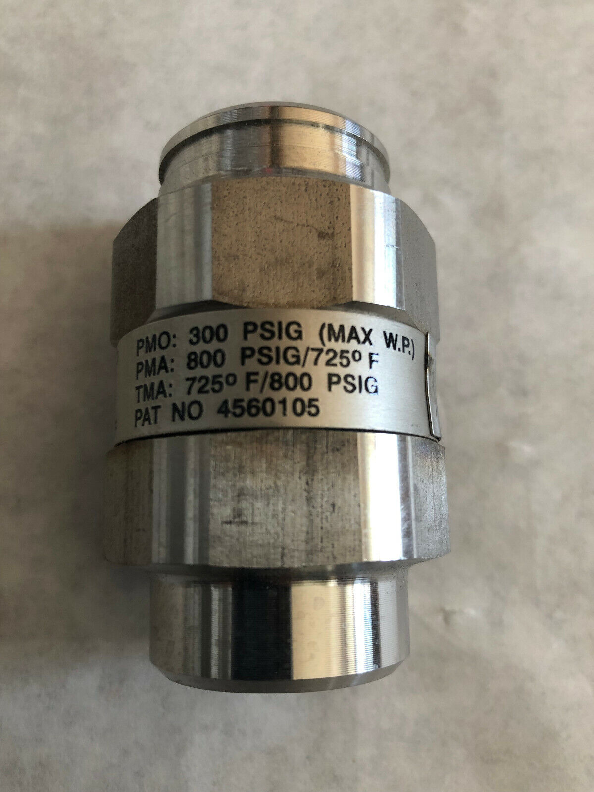 New Spirax Sarco 1/2" Dts300 Thermostatic Steam Trap 300 Psi Stainless Npt,Bm