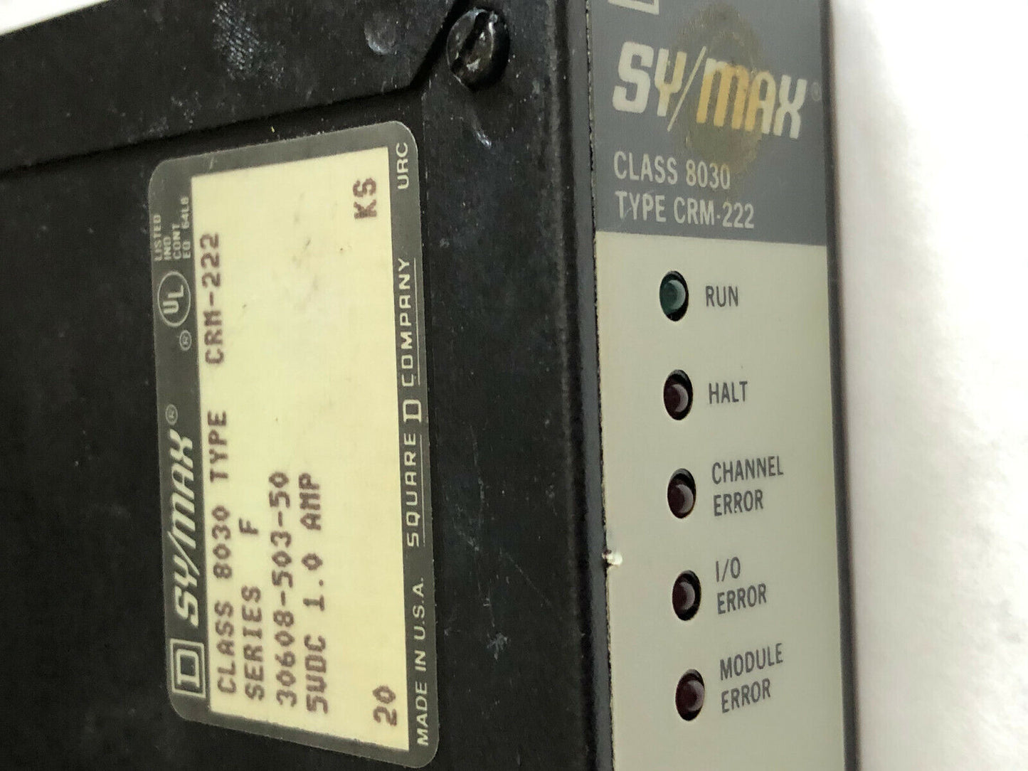 Square-D Class 8030 Type Crm-222 Sy/Max Plc Remote I/O Interface Module,Eg
