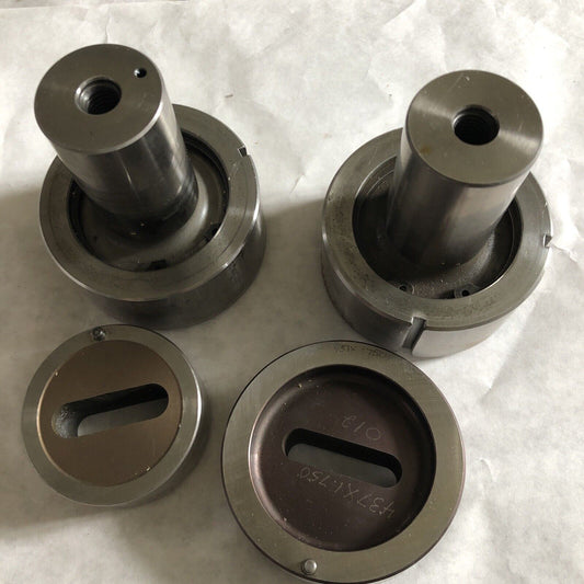 Lot 2 Mate Oblong Turret Punches,.500 X 1.750,.437 X 1.750, +.012, +.016 Die,Bd