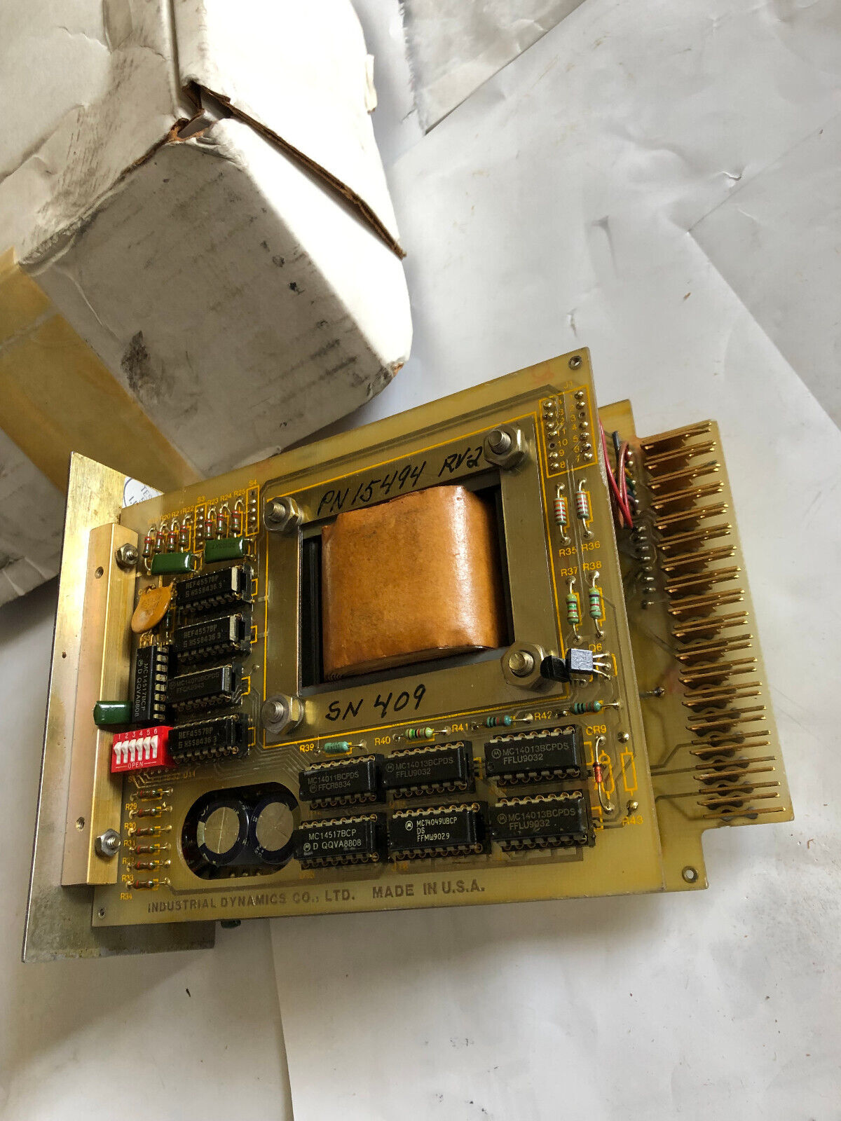 New Industrial Dynamics 15494 Variable Speed Control Module,Rejector,De