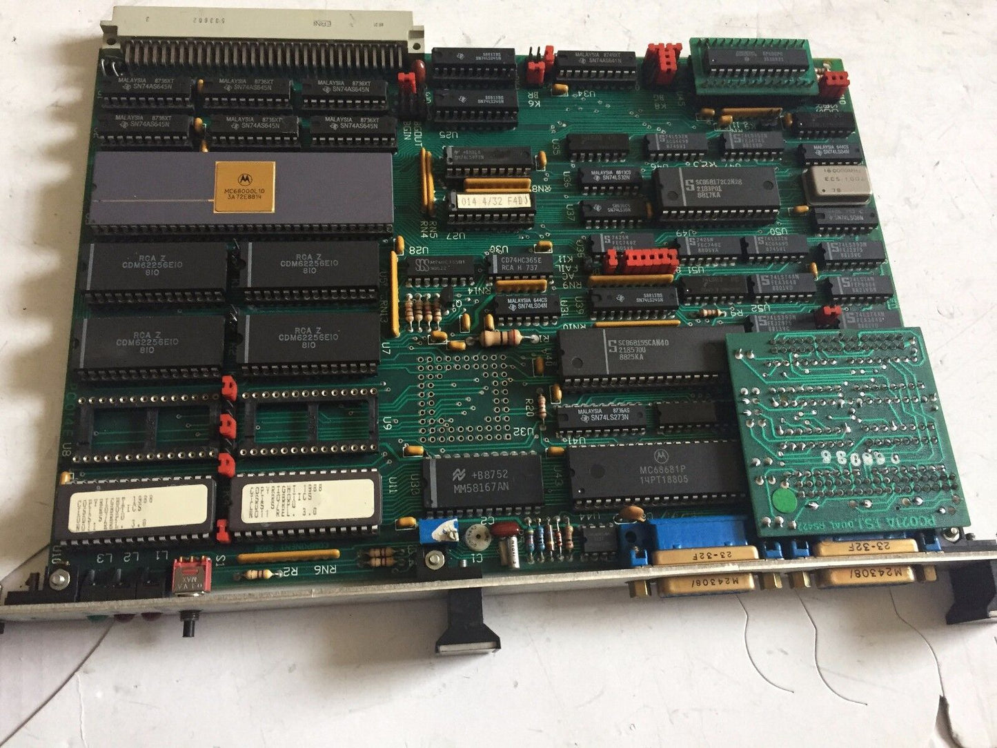 Isi S/Rpu,Pc014e,Pc021a, Norgren Control Card S/Rpu P1/P2 15Pin Connector,Eb