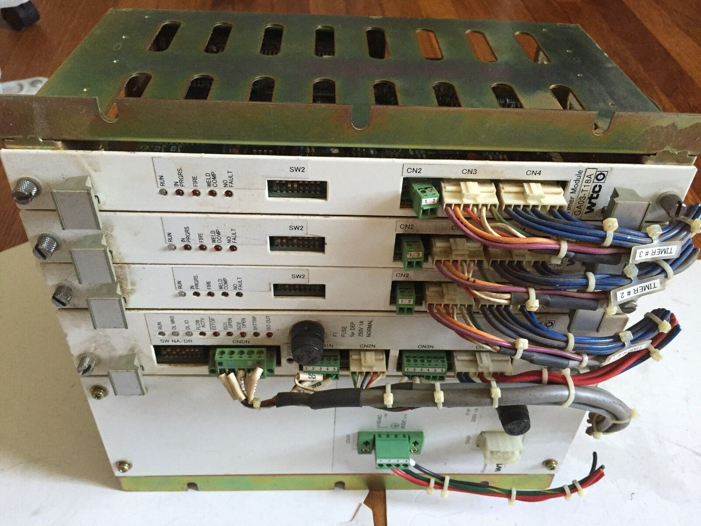 Wtc Nb01-D10a Welding Plc Controller, Ga03-T18a Unit Set ,Fk