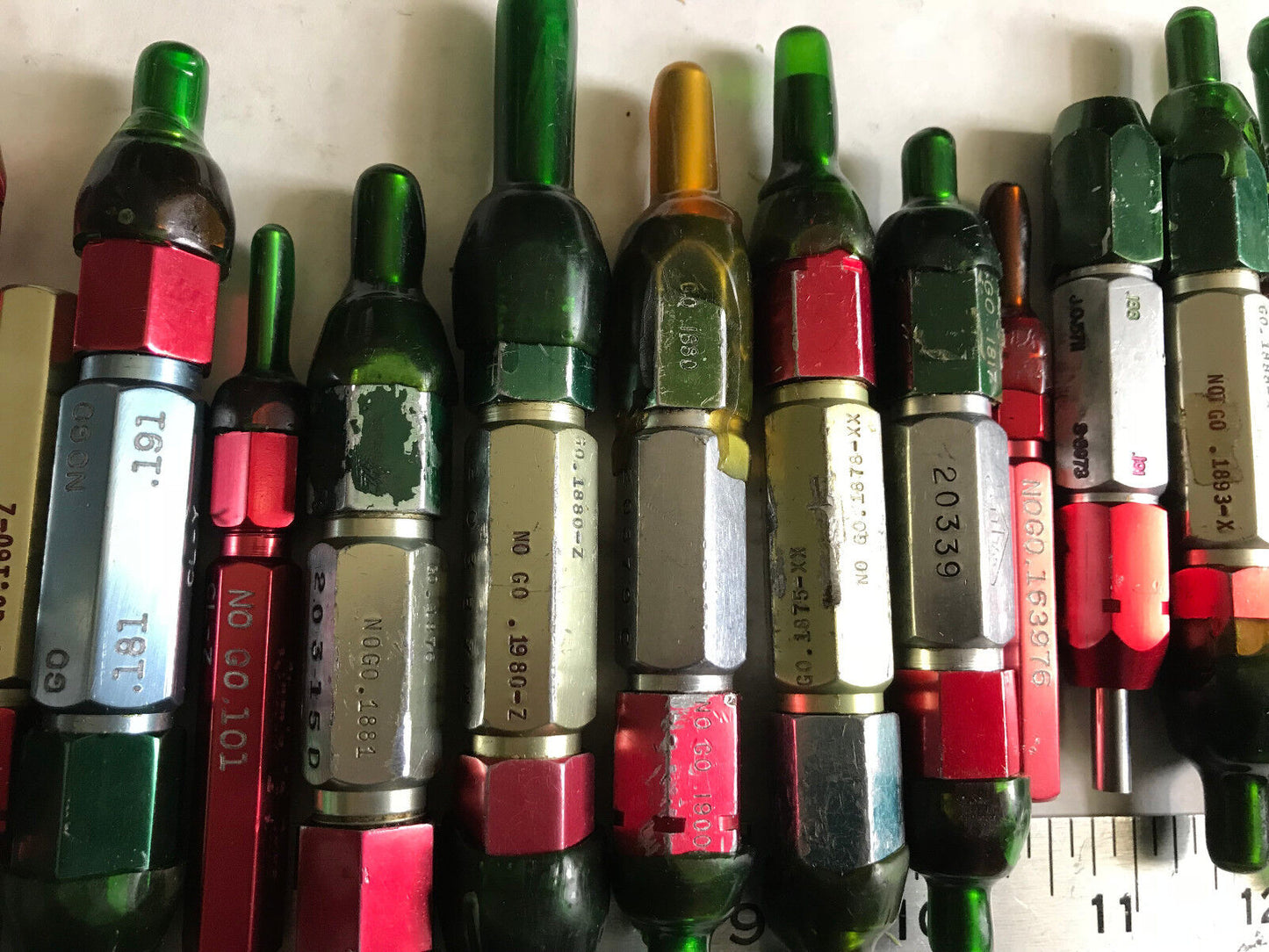 Lot Plug Gage Go Nogo Van Keuren .1880,1980,181,191,1875,180,1874,1889,1877,Es