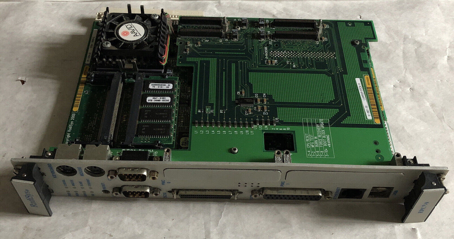 Radisys Epc-9,61-1054-00 Epm1,61-0651-50,61-0913-150,60-0305-05, Cpu Board,Ee