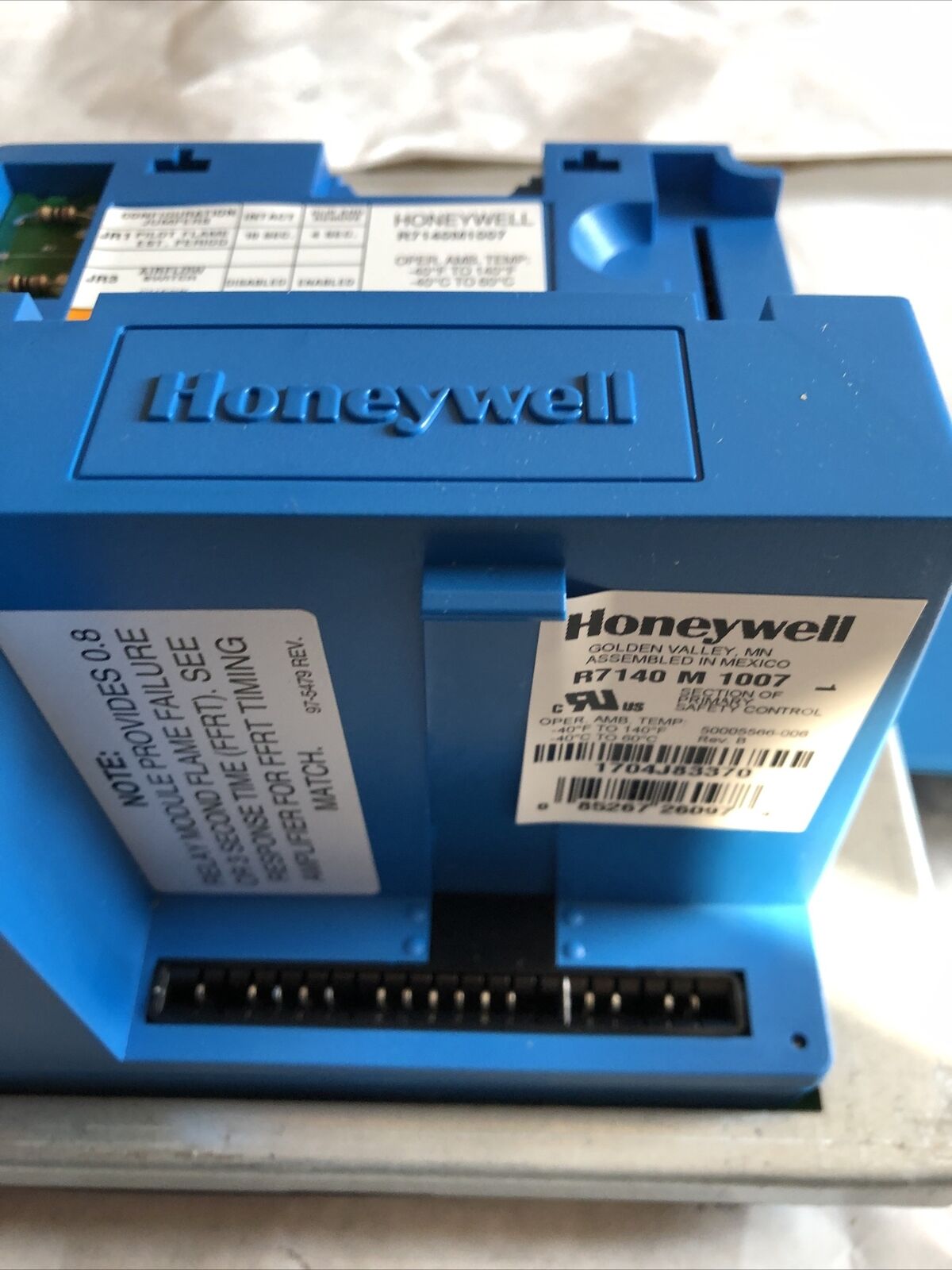 New Honeywell R7140m1007 Automatic Programming Burner Control Flame Safeguard,Df