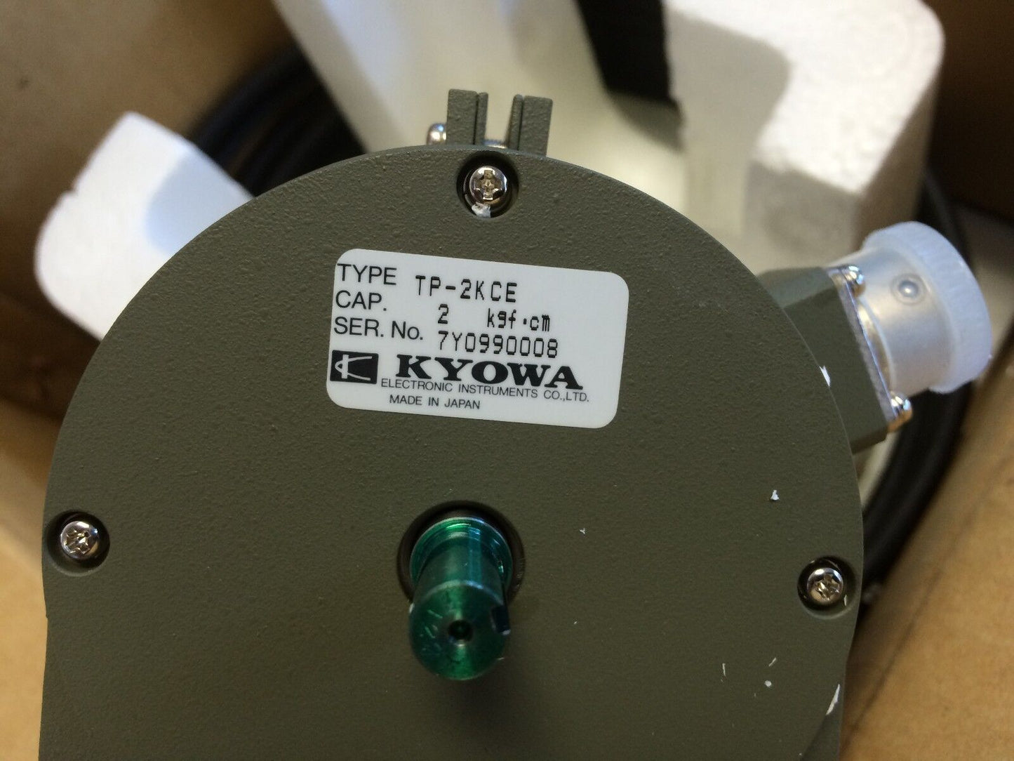 New Kyowa Tp-2Kce High-Speed Torque Transducer, 2 Kgf-Cm,Fc