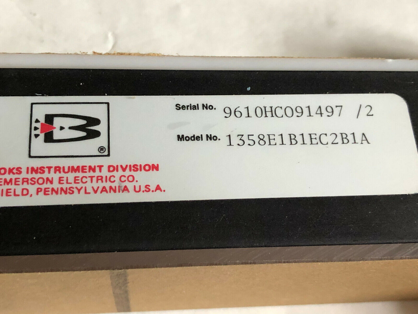 New Brooks Instrument 1358E1b1ec2b1a,R-8M-75-1,S-925-J-198-Aaa Flow Meter,Ej