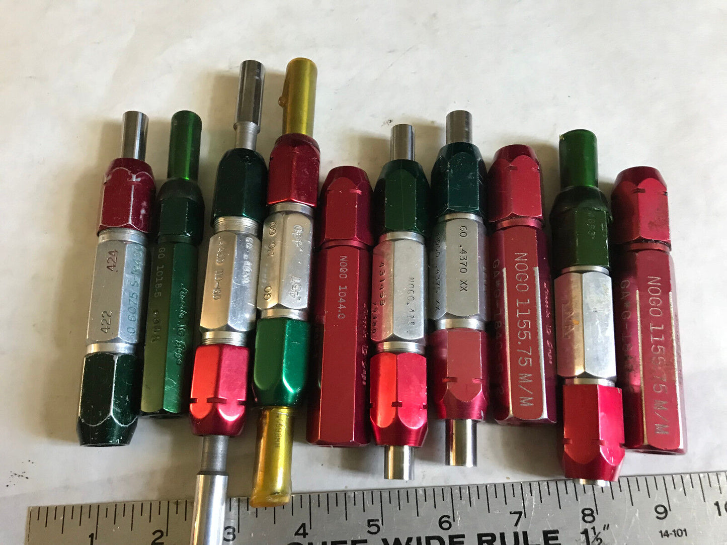 Lot Plug Gage Go Nogo Van Keuren .422,424,4370,4693,4698,4450,437,440,415,Es
