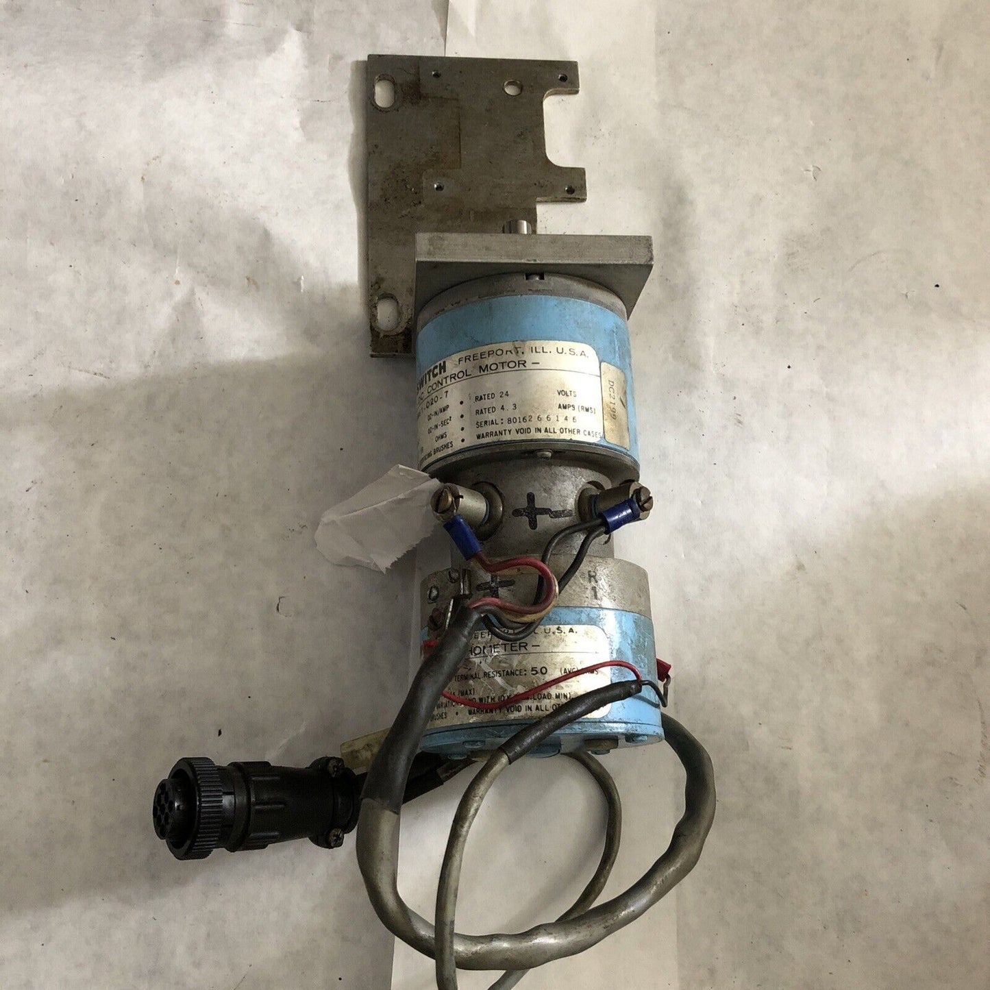 Micro Switch 2Vm61-020-7 Dc Control Motor,Dc Analog Tachometer,Bw