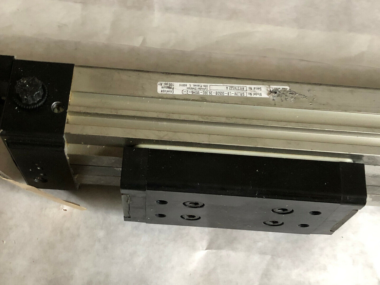 New Miller Srl2m-Lb-0050B-26.380-M0h5-2-0 Rodless Pneumatic Cylinder,2"-Bore,Tf