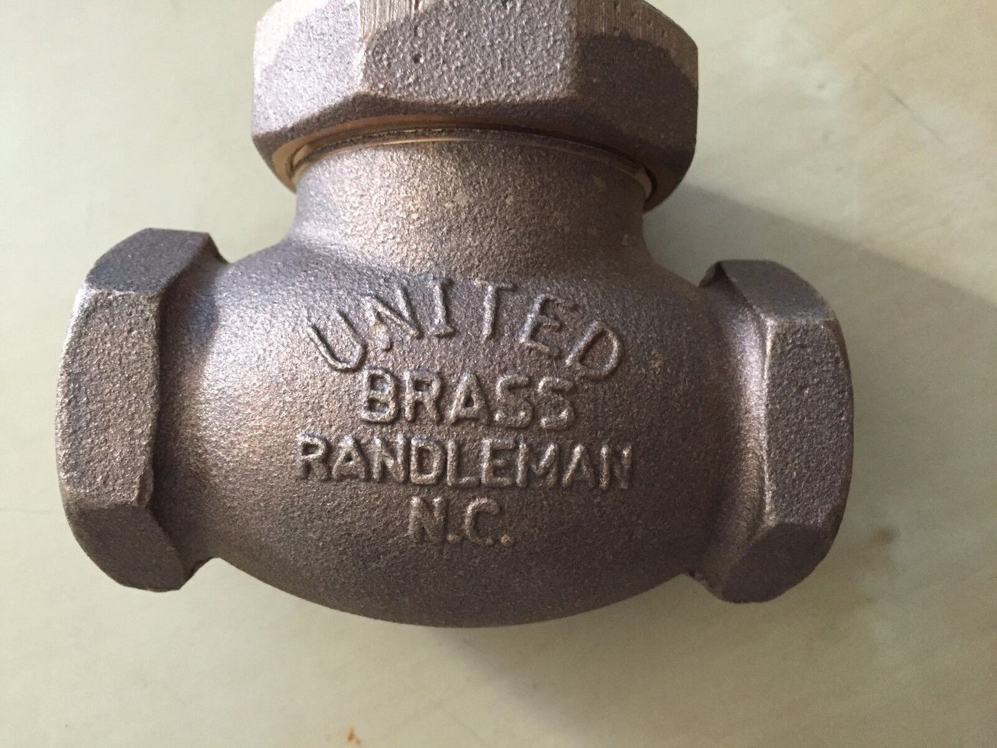 1" United Brass Works,Randleman Spring Lift Check Valve Live Steam 200 Wsp,400,