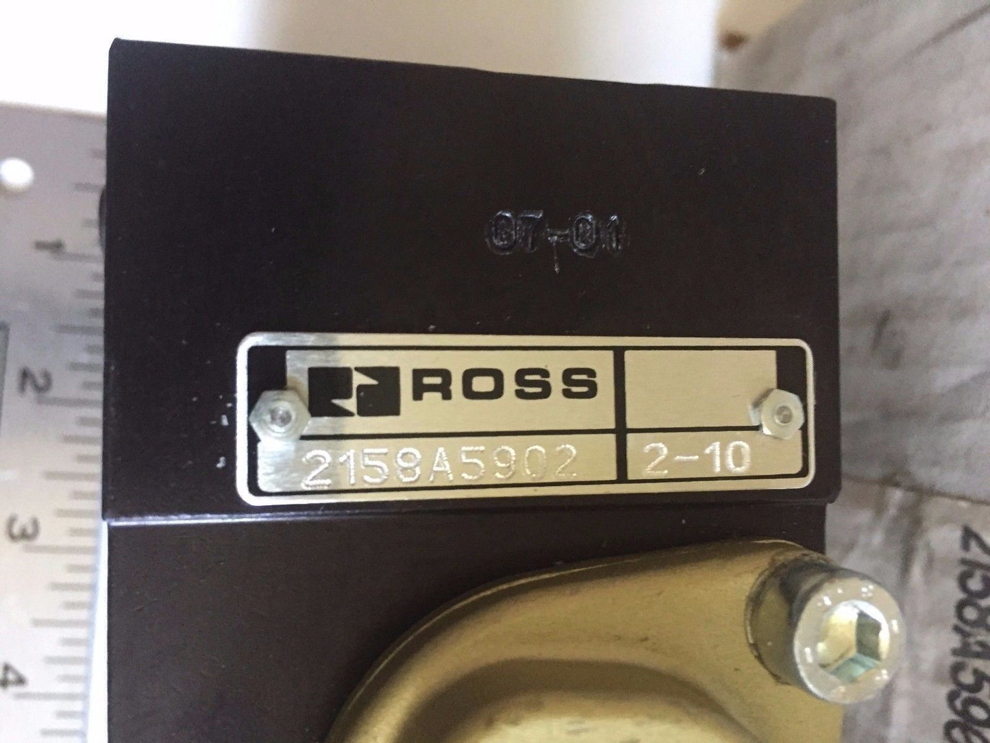 New Ross 2158A5902  Controls Solenoid Valve 30-150Psig 200-240V 0-300Deg F,Bh