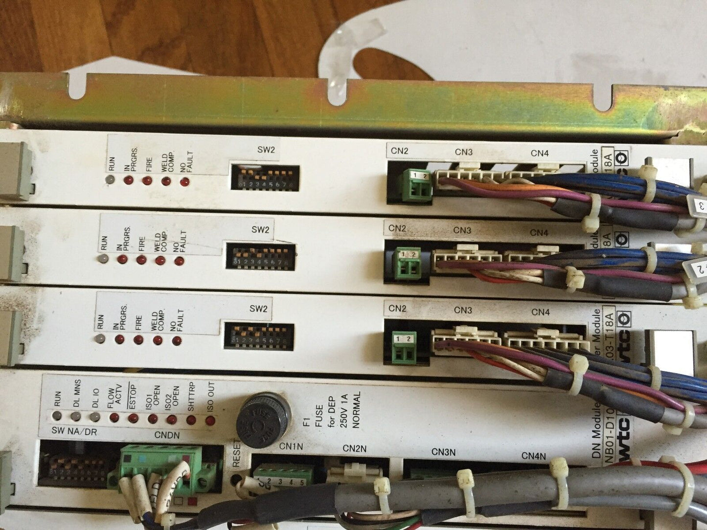 Wtc Nb01-D10a Welding Plc Controller, Ga03-T18a Unit Set ,Fk