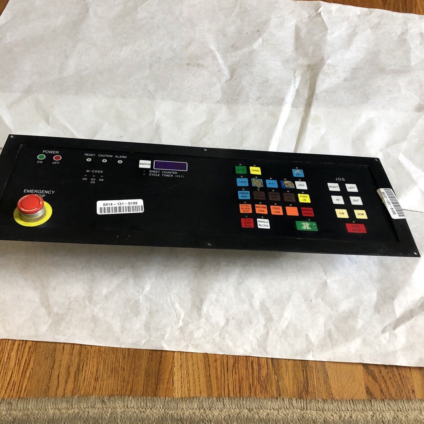 Weidemann Centrum-2000 Turret Press Operator Interface Panel Oyd-142 (B),Sj,Bc