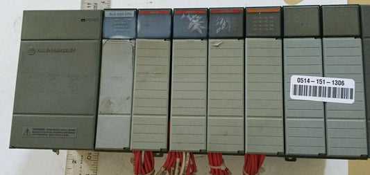 Allen Bradley Slc-500,1746-P2,1746-A7 Plc System,5/02 Cpu,1747-L524,Be