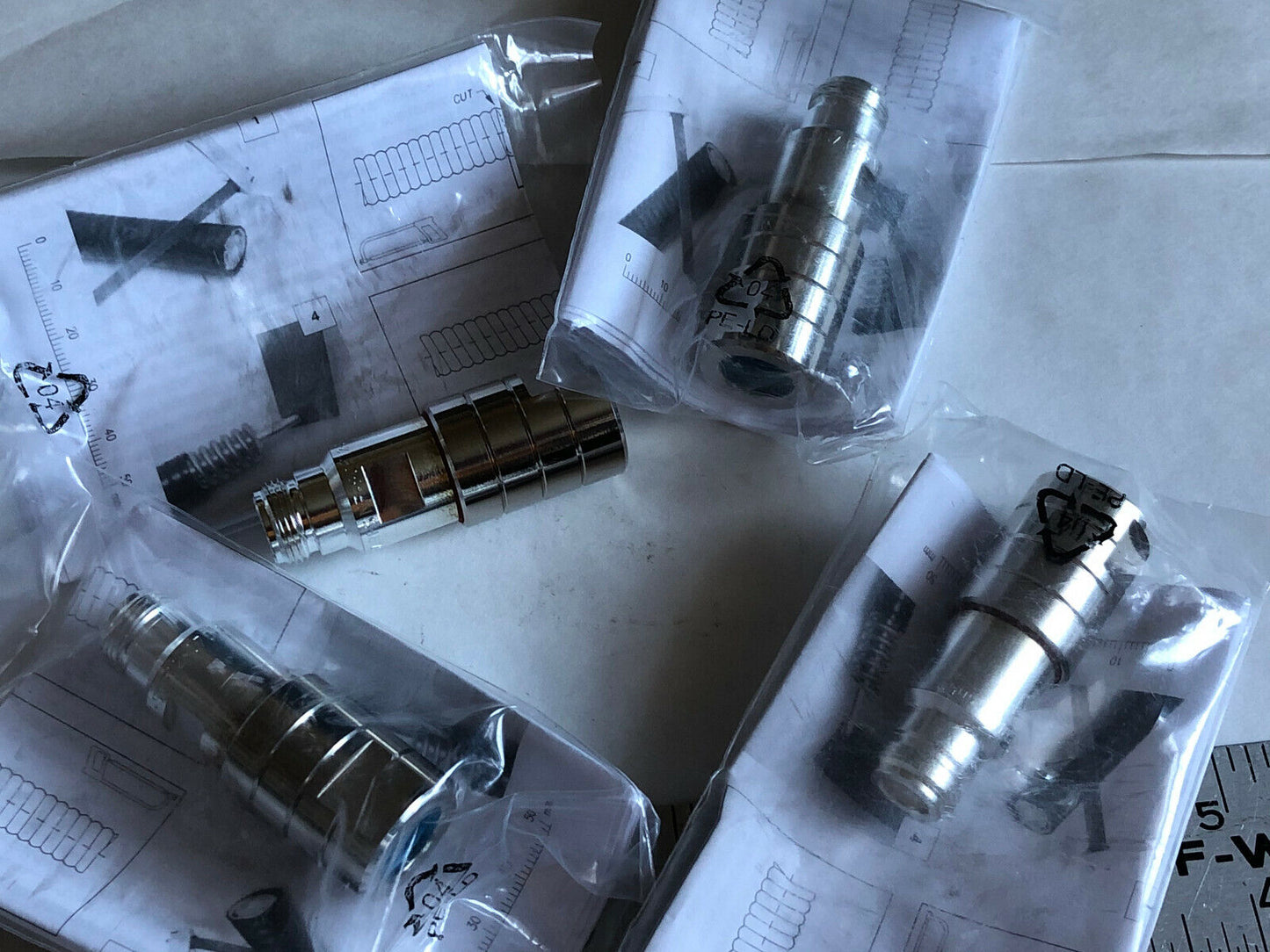 New Bn846057 Rfs Nfs Nf-Scf12-070 D Radio Frequency Connector 1/2" Cable,Tn