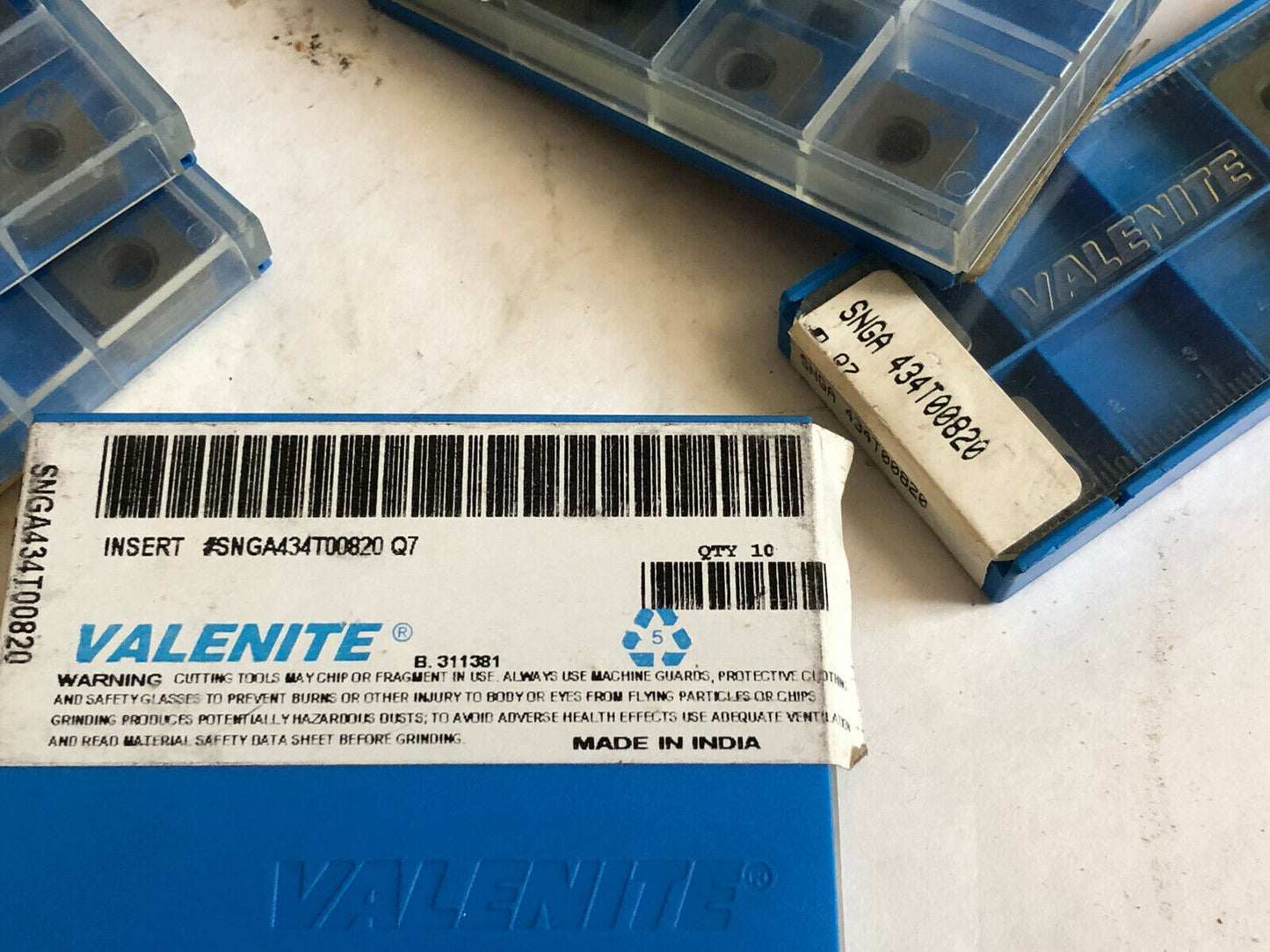 New Lot 86 Valenite Snga 434T00820,Q7,Ceramic Inserts,Tl