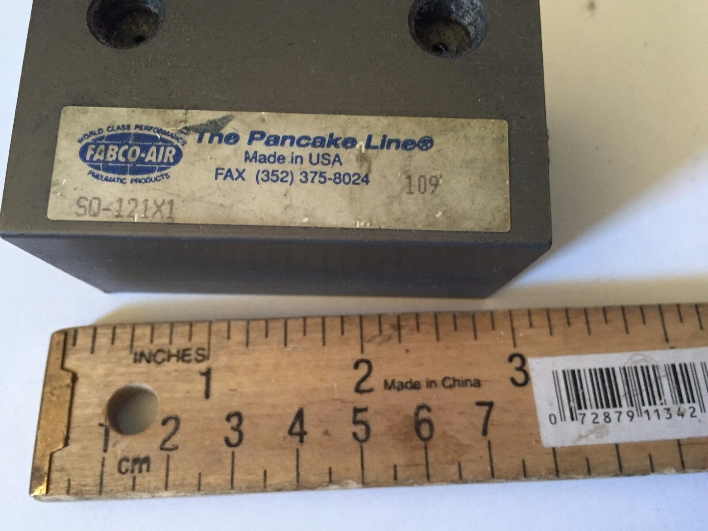 New Fabco-Air Sq-121X1 Pancake Line Cylinder,Cf