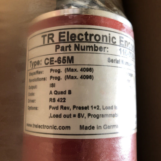 Tr Electronic Ce-65M,110-00884 Encoder Programmable Type,Be