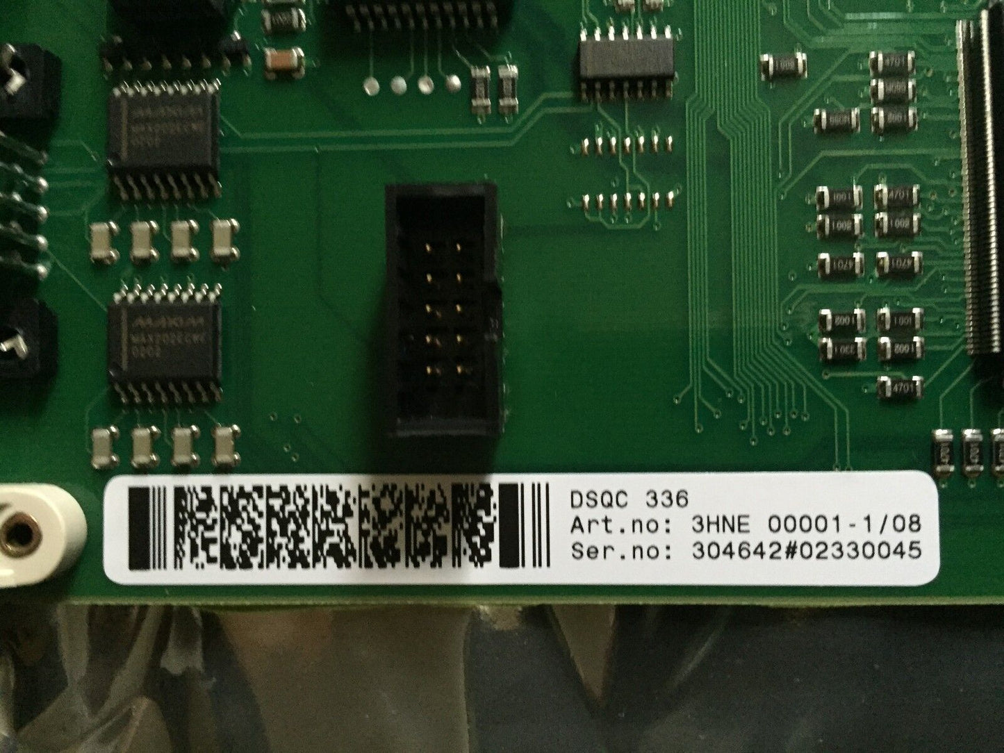 New Abb 3Hne 00001-1/08, Dsqc 336,Ea=0000,C420385a Ethernet Board,Cs