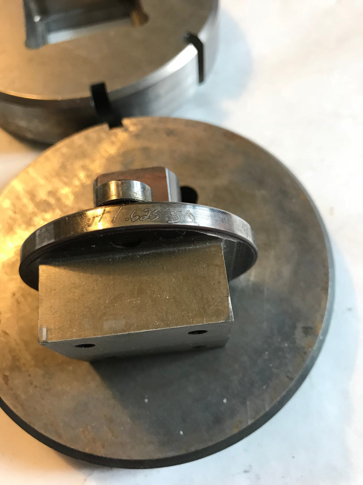 Lot 2 Sets Strippit Thick Turret Square Punches & Dies,Wt 1.625",1.750",1.643,Ad