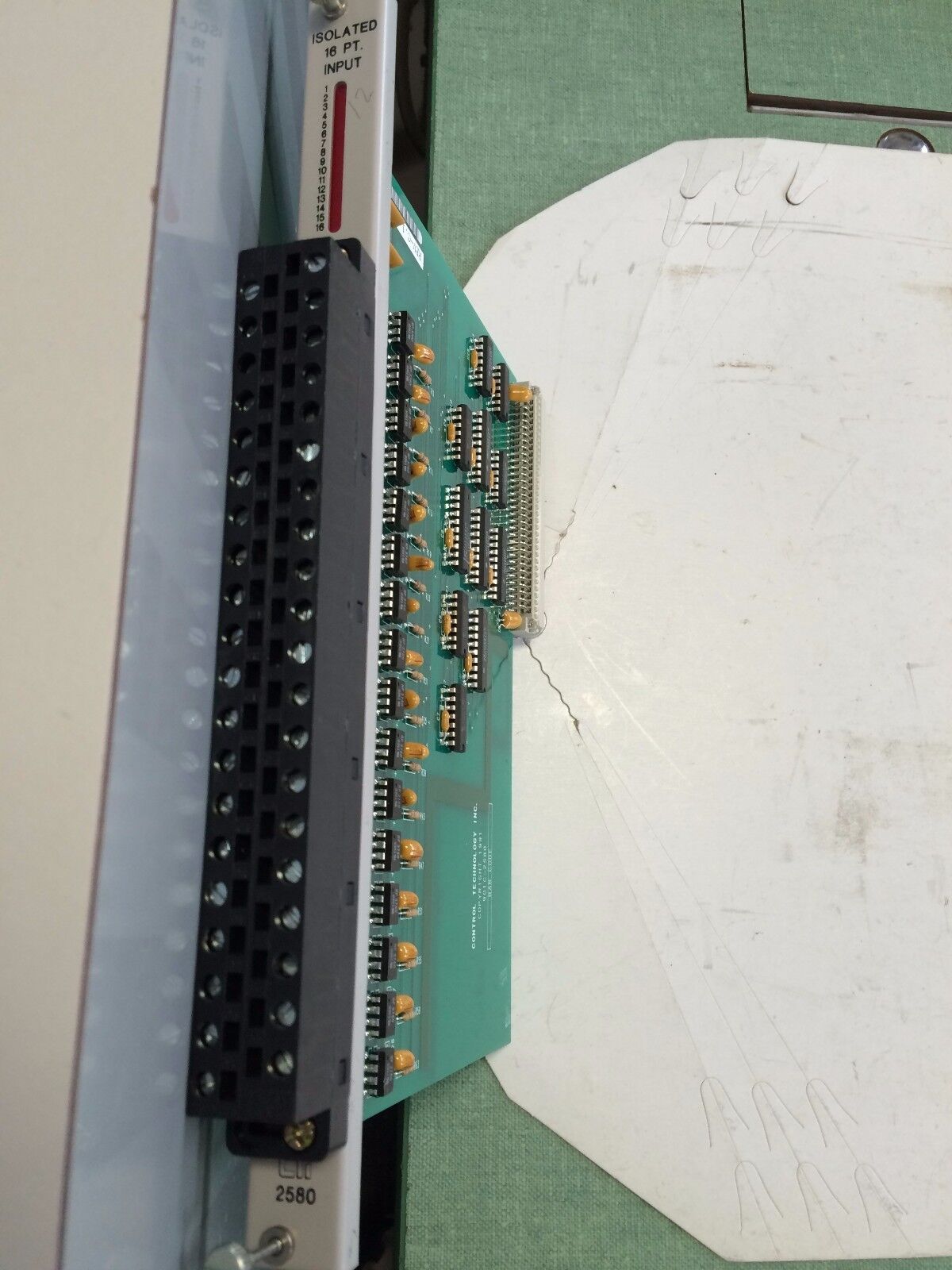 Control Technology 901C-2580 Input Module Isolated 16Pt 120Vac ,2580,Cv