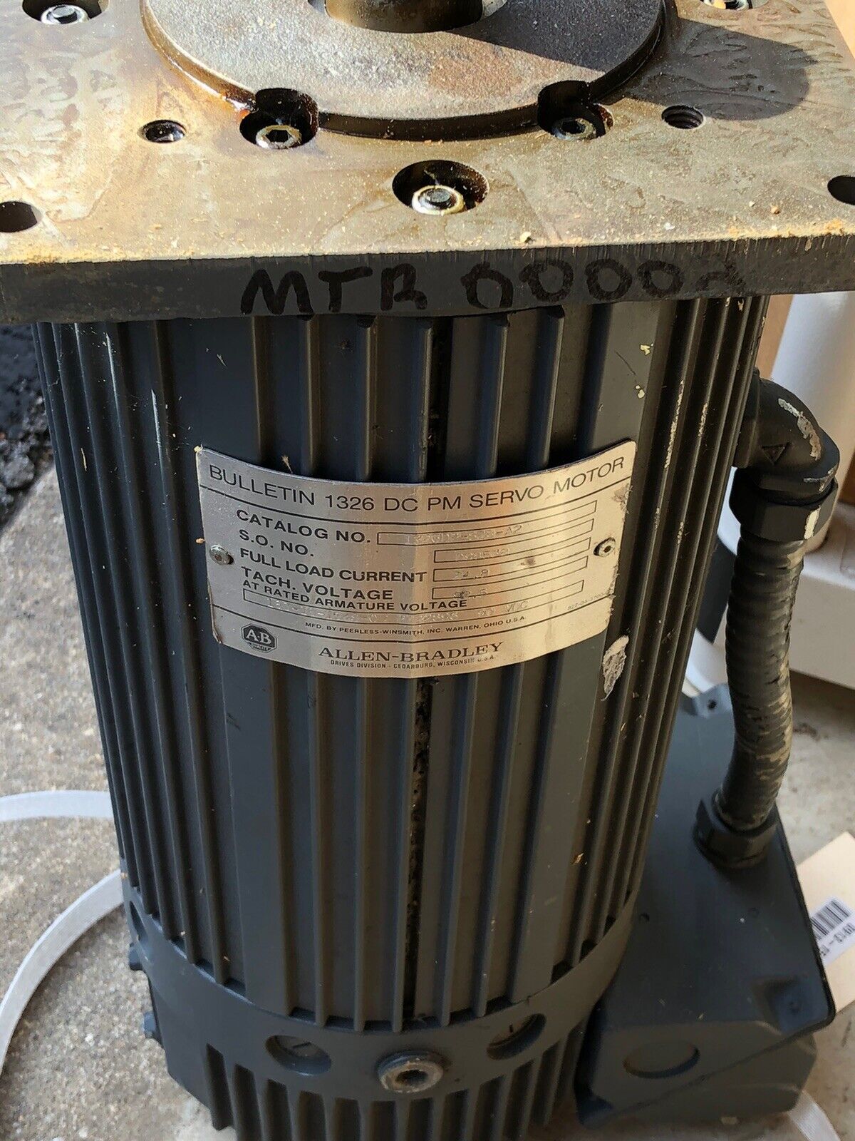 New Allen Bradley 1326Dp-S2b-A2,1326 Dc Pm Servo Motor 183-18-1548-0 Pt22896,Av
