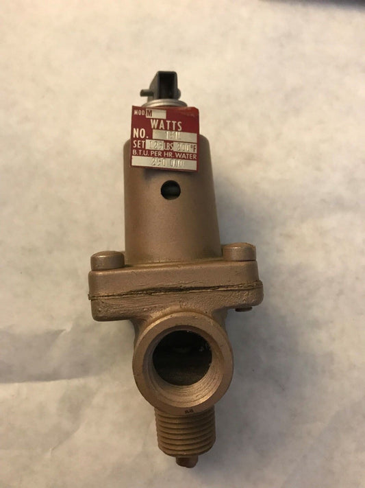 New 1/2" Watts 131L Temperature & Pressure Relief Valve Regulator Watts M,Eh