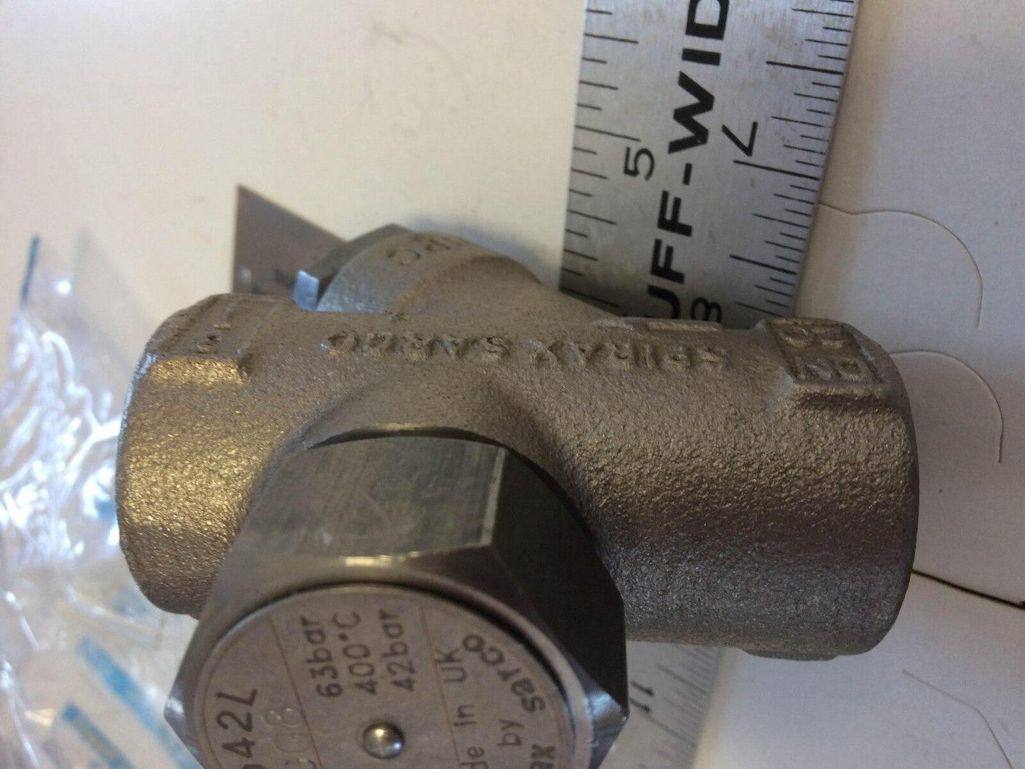 New Spirax Sarco Td42l Thermodynamic 63 Bar 3/4" Npt Steel Steam Trap B469074,Aw